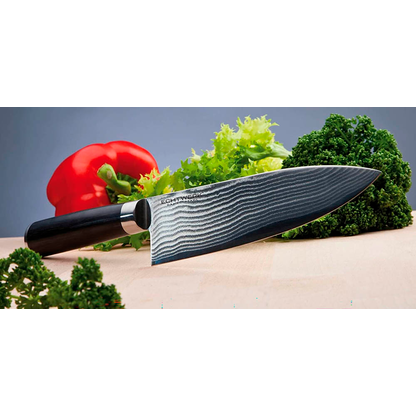 Artikelbild 3 für Echtwerk Kochmesser Damast silber, schwarz, Klinge: 18,0 cm, 1 St., Artikelnummer 649697