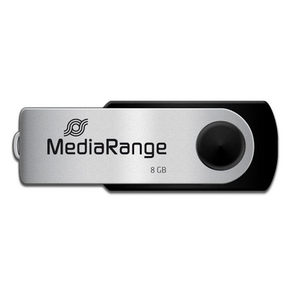Artikelbild 2 für MediaRange USB-Stick schwarz, silber 8 GB, 1 St., Artikelnummer 435661