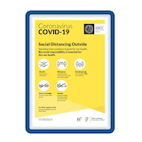 Artikelbild 1 für tarifold Magnetrahmen selbstklebend Magneto blau A4, 2 St., Artikelnummer 214983