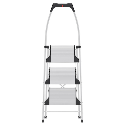 Artikelbild 2 für Hailo Klapptritt K100 TopLine silber 3 Stufen, H: 145,0 cm, Artikelnummer 100281