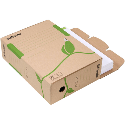 Artikelbild 6 für Esselte Archivboxen ECO braun 10,0 x 23,3 x 32,7 cm, 25 St., Artikelnummer 515087
