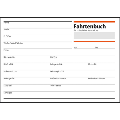 Artikelbild 2 für 2 + 1 GRATIS: SIGEL Fahrtenbuch, Pkw mit Kraftstoffverbrauch Formularbücher FA614, 2 St. + GRATIS 1 St., Artikelnummer 501597