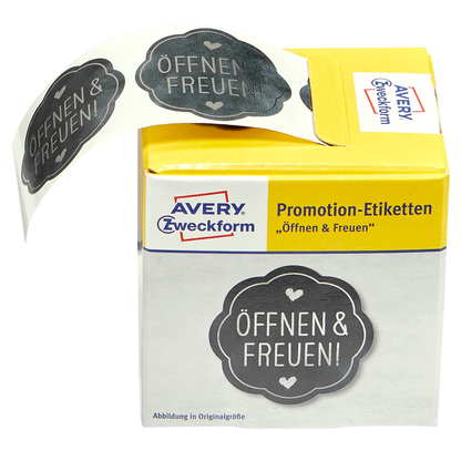 Artikelbild 7 für AVERY Zweckform Aufkleber 3845 Öffnen&Freuen, 200 Etiketten, Artikelnummer 102382