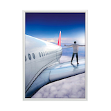 Artikelbild 1 für update displays Klapprahmen silber 32,7 x 45,0 cm, 1 St., Artikelnummer 217016