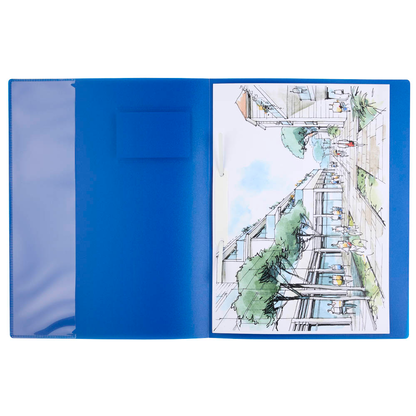 Artikelbild 4 für BRUNNEN Schnellhefter FACT!pp Kunststoff blau transluzent DIN A4, 1 St., Artikelnummer 757457