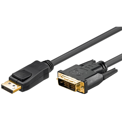 Artikelbild für goobay Displayport/DVI-D Kabel 2,0 m schwarz, 1 St., Artikelnummer 216366