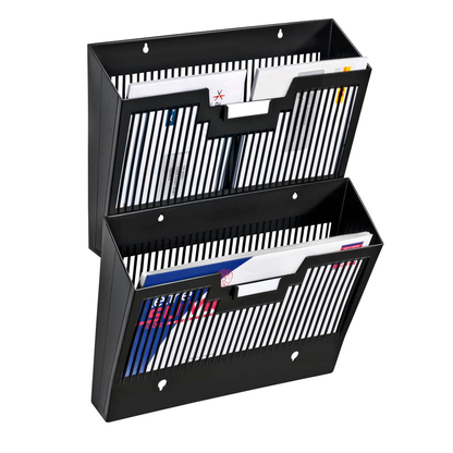 Artikelbild 2 für cep Wandprospekthalter schwarz DIN A4 36,4 x 9,5 x 25,7 cm, 1 St., Artikelnummer 765891