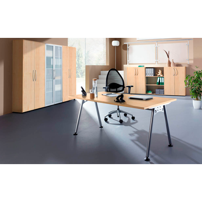 Artikelbild 4 für HAMMERBACHER Solid SC40 Standcontainer ahorn 4 Auszüge Stahl-Bügelgriff chrom 42,8 x 80,0 x 72,0 - 76,0 cm, Artikelnummer 983031