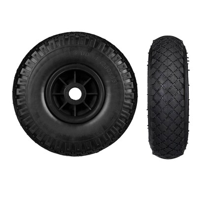 Artikelbild 2 für relaxdays Sackkarrenräder luftbereift schwarz Kunststoff Felgen, Achse 2,5 cm, Artikelnummer 451991