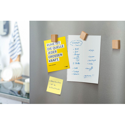 Artikelbild 5 für SIGEL Magnete braun, Holz 3,3 x 3,3 x 0,9 cm, 4 St., Artikelnummer 636462