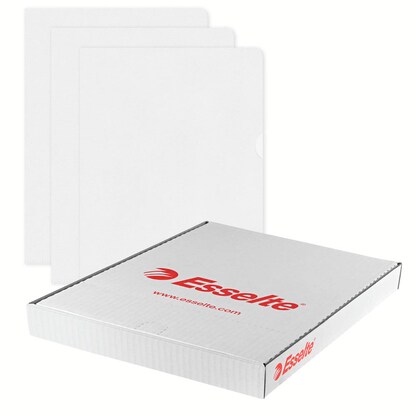 Artikelbild 10 für Esselte Sichthüllen Standard Plus 54850 DIN A5 transparent genarbt 0,12 mm, 100 St., Artikelnummer 654184