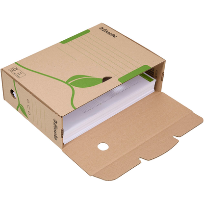 Artikelbild 7 für Esselte Archivboxen ECO braun 10,0 x 23,3 x 32,7 cm, 25 St., Artikelnummer 515087