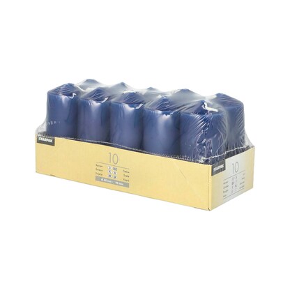 Artikelbild 3 für STARPAK Stumpenkerzen dunkelblau, 10 St., Artikelnummer 683132