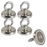 Artikelbild 1 für EICHNER Ösen Magnete silber, Metall Ø 4,0 x 7,8 cm, 5 St., Artikelnummer 704009