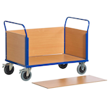 Artikelbild 1 für Rollcart Transportwagen 02-6107 blau 70,0 x 117,0 x 99,0 cm bis 600,0 kg, Artikelnummer 276966