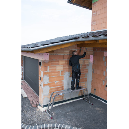 Artikelbild 2 für KRAUSE Gelenkleiter CORDA silber 4x 3 Sprossen, H: 100,0 cm, Artikelnummer 665339