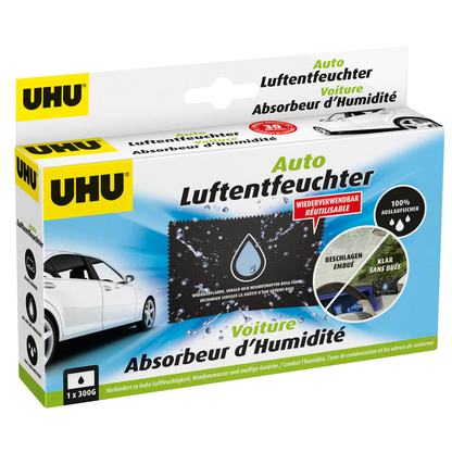 Artikelbild für UHU Auto-Entfeuchter schwarz, 1x 300,0 g, Artikelnummer 429641
