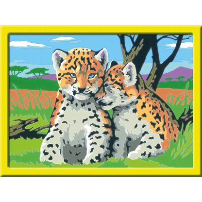 Artikelbild für Ravensburger Malen-nach-Zahlen Kleine Leoparden mehrfarbig, Artikelnummer 475900