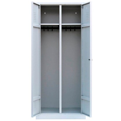 Artikelbild 2 für LÜLLMANN Spind lichtgrau 515420, 1 Schließfach 80,0 x 50,0 x 180,0 cm, Artikelnummer 185449