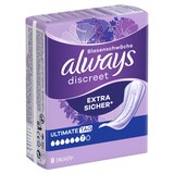 Artikelbild 1 für always Inkontinenzeinlagen discreet Extra Sicher Ultimate Tag , 8 St., Artikelnummer 273658