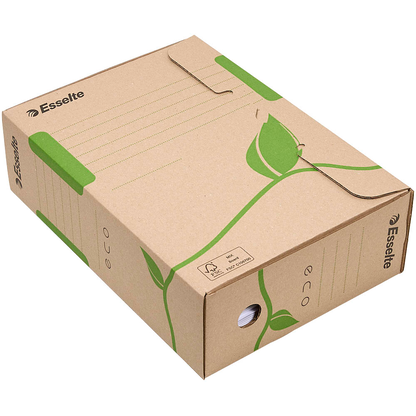 Artikelbild 8 für Esselte Archivboxen ECO braun 10,0 x 23,3 x 32,7 cm, 25 St., Artikelnummer 515087
