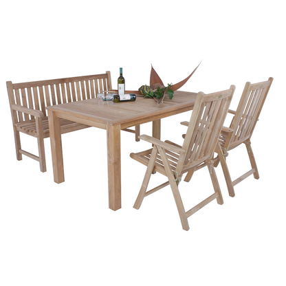 Artikelbild 3 für Garden Pleasure Gartenstuhl mit Armlehnen Solo natur, 1 St., Artikelnummer 128847