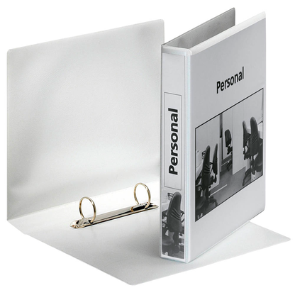 Artikelbild 3 für Esselte Präsentationsringbücher 2-Ringe weiß 4,6 cm DIN A5 hoch, 12 St., Artikelnummer 595314