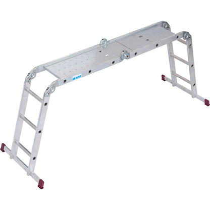 Artikelbild für KRAUSE Gelenkleiter CORDA silber 4x 3 Sprossen, H: 100,0 cm, Artikelnummer 665339