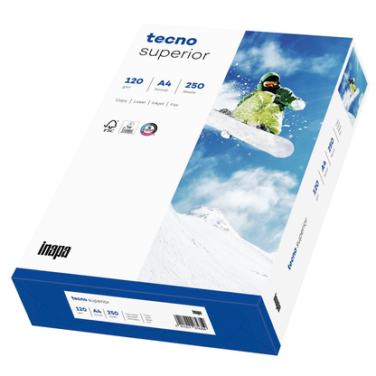 Artikelbild 2 für tecno Kopierpapier superior DIN A4 120 g/qm 250 Blatt, Artikelnummer 779932