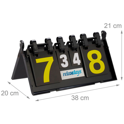 Artikelbild 2 für relaxdays Zähltafel schwarz, 1 St., Artikelnummer 441382