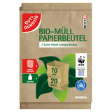 Artikelbild 1 für GUT&GÜNSTIG Biomüllbeutel 10,0 l braun, 20 St., Artikelnummer 988903