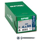 Artikelbild 1 für SPAX® Universalschrauben Z2 Senkkopf WIROX 0271010450555 4,5 mm x 55 mm, 500 St., Artikelnummer 394789