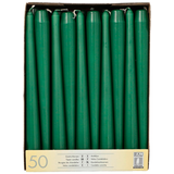 Artikelbild 1 für STARPAK Kerzen dunkelgrün, 50 St., Artikelnummer 683153