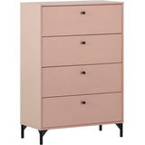 Artikelbild 1 für MÖBELPARTNER Kommode Smash, 701904 apricot 80,1 x 40,0 x 116,7 cm, 1 St., Artikelnummer 255077