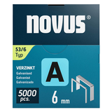 Artikelbild 1 für novus Tackerklammern Feindraht 53/6, 5.000 St., Artikelnummer 712107
