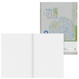 Artikelbild 1 für BRUNNEN Schulheft Recycling Lineatur 5 kariert DIN A5 ohne Rand, 16 Blatt, 1 St., Artikelnummer 162927