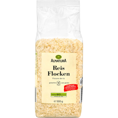 Artikelbild für ALNATURA Bio Reisflocken 500,0 g, 1 St., Artikelnummer 292948