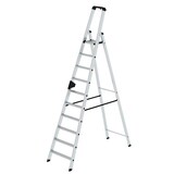 Artikelbild 1 für MUNK Stehleiter einseitig 40110 silber 10 Stufen, H: 298,0 cm, Artikelnummer 594319