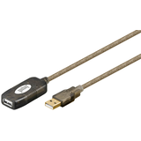 Artikelbild 1 für goobay USB 2.0 A Kabel 5,0 m gold, 1 St., Artikelnummer 588343
