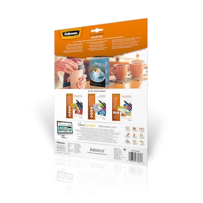 Artikelbild 3 für Fellowes Admire Easy Fold Laminierfolien glänzend für A4 80 micron, 25 St., Artikelnummer 452058