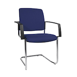 Artikelbild 1 für Topstar Besucherstühle BtoB 20 BB390A G26 blau Stoff, 2 St., Artikelnummer 375055