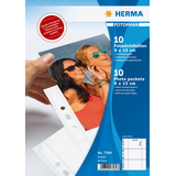 Artikelbild 1 für HERMA Fotosichthüllen Fotophan 9x13 cm weiß genarbt, 10 St., Artikelnummer 702314