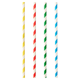 Artikelbild 1 für 100 PAPSTAR Strohhalme pure farbsortiert, Artikelnummer 130843
