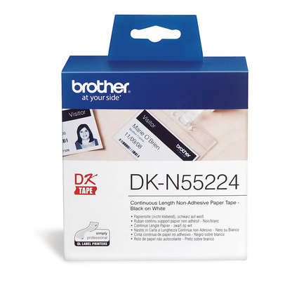 Artikelbild 2 für brother Endlospapierrolle für Etikettendrucker DK-N55224 weiß, 54,0 mm, 1 x 1 Etiketten, Artikelnummer 557074
