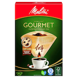 Artikelbild 1 für Melitta GOURMET 1x4 Kaffeefilter, 80 St., Artikelnummer 176727