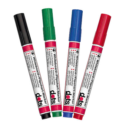 Artikelbild 2 für dots Whiteboard-Marker farbsortiert 1,5 - 3,0 mm, 4 St., Artikelnummer 538504