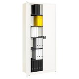 Artikelbild 1 für mauser Stahlschrank BF 5/22 STG - 9010/9010 reinweiß 5 Fachböden 95,0 x 50,0 x 220,0 cm, aufgebaut, 1 St., Artikelnummer 600664