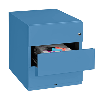 Artikelbild 6 für BISLEY Note Rollcontainer blau 3 Auszüge 42,0 x 56,5 x 49,5 cm, Artikelnummer 877225