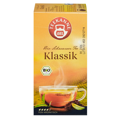 Artikelbild 2 für TEEKANNE Bio Schwarzer Tee Klassik Bio-Tee 20 Portionen, Artikelnummer 778623