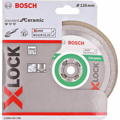 Artikelbild 2 für BOSCH Diamant-Trennscheibe X-LOCK Standard for Ceramic, 1 St., Artikelnummer 218766